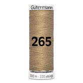 Gutermann garen | 200m | 265 beige naaigaren GM - 200 - 265 - BEIGE 4008015029128
